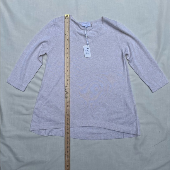 Repeat light 3/4 sleeve sweater - Picture 4 of 8